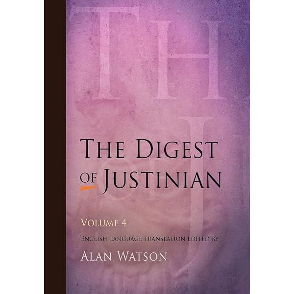 Amazon.com: The Digest of Justinian, Volume 1: 9780812220339